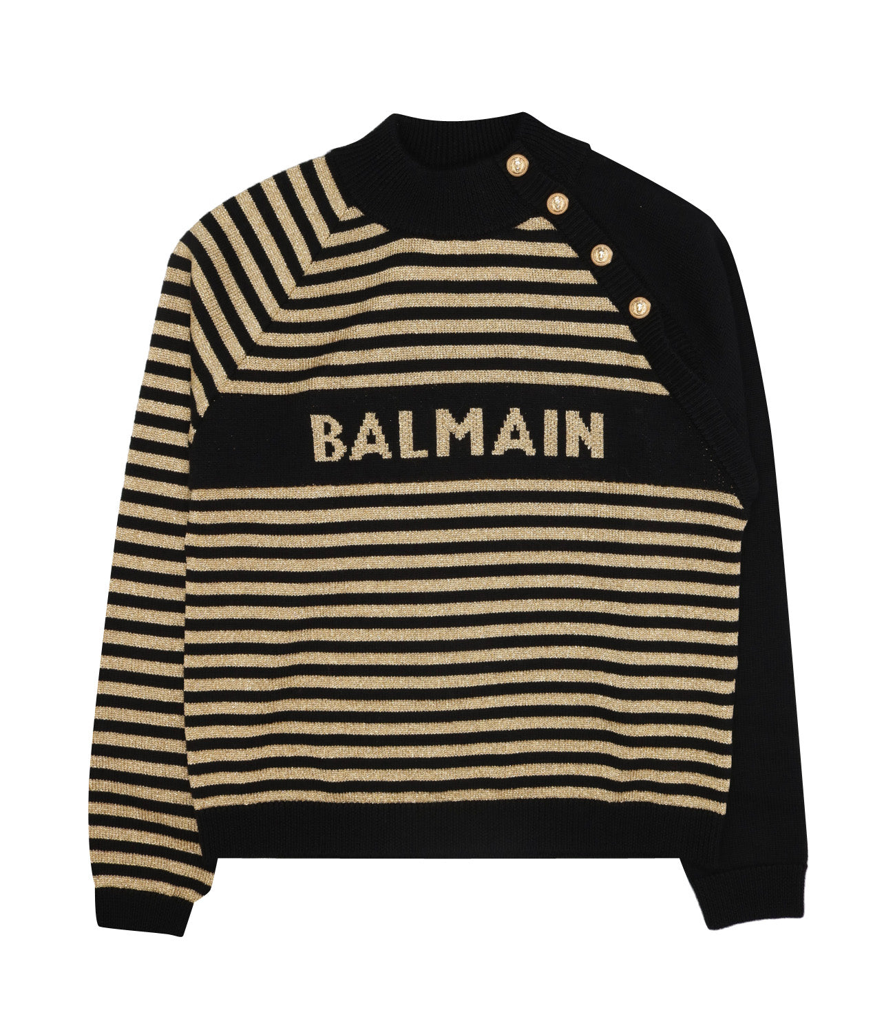 Balmain jumper discount black and gold