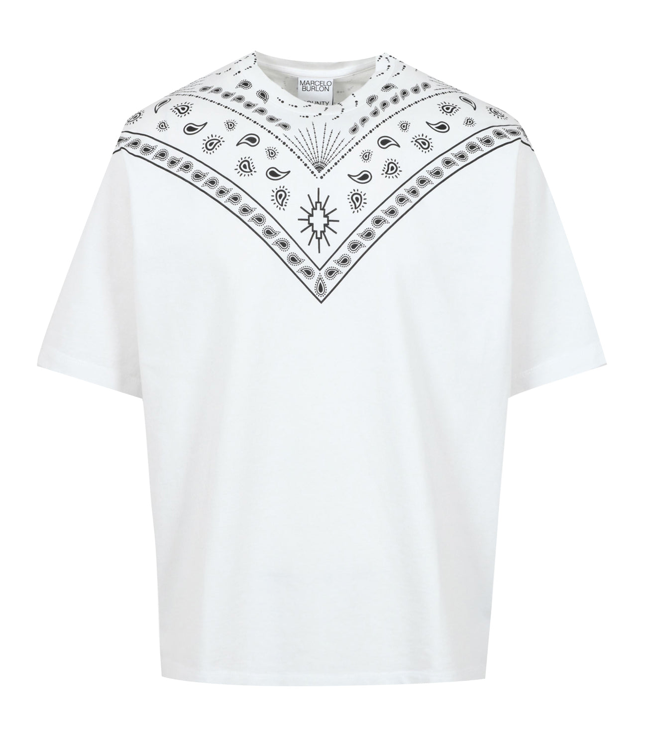 Marcelo burlon t shirt 2025 bianca