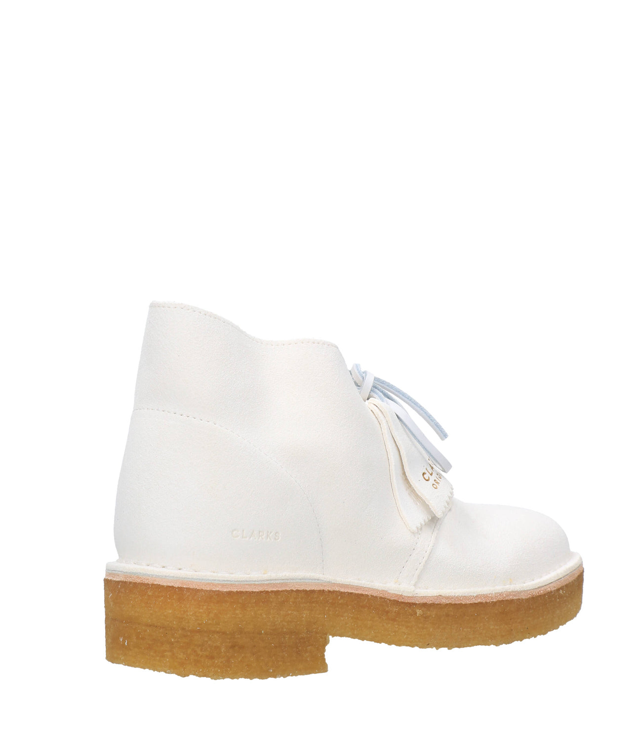 Clarks White Heel