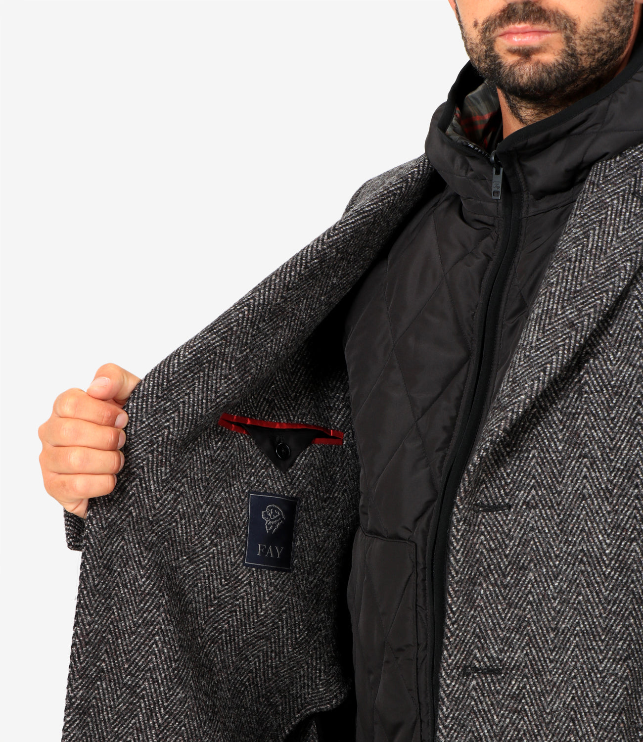 Cappotto Double Coat Lazy Grigio