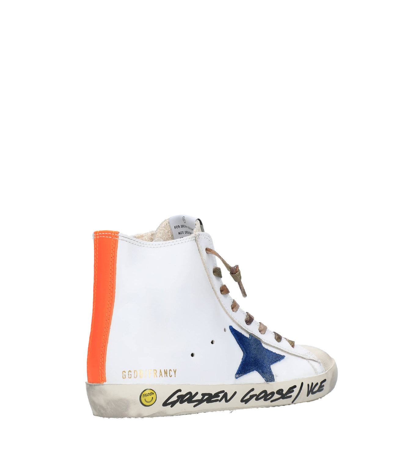 Francy Sneakers White, Bluette and Orange