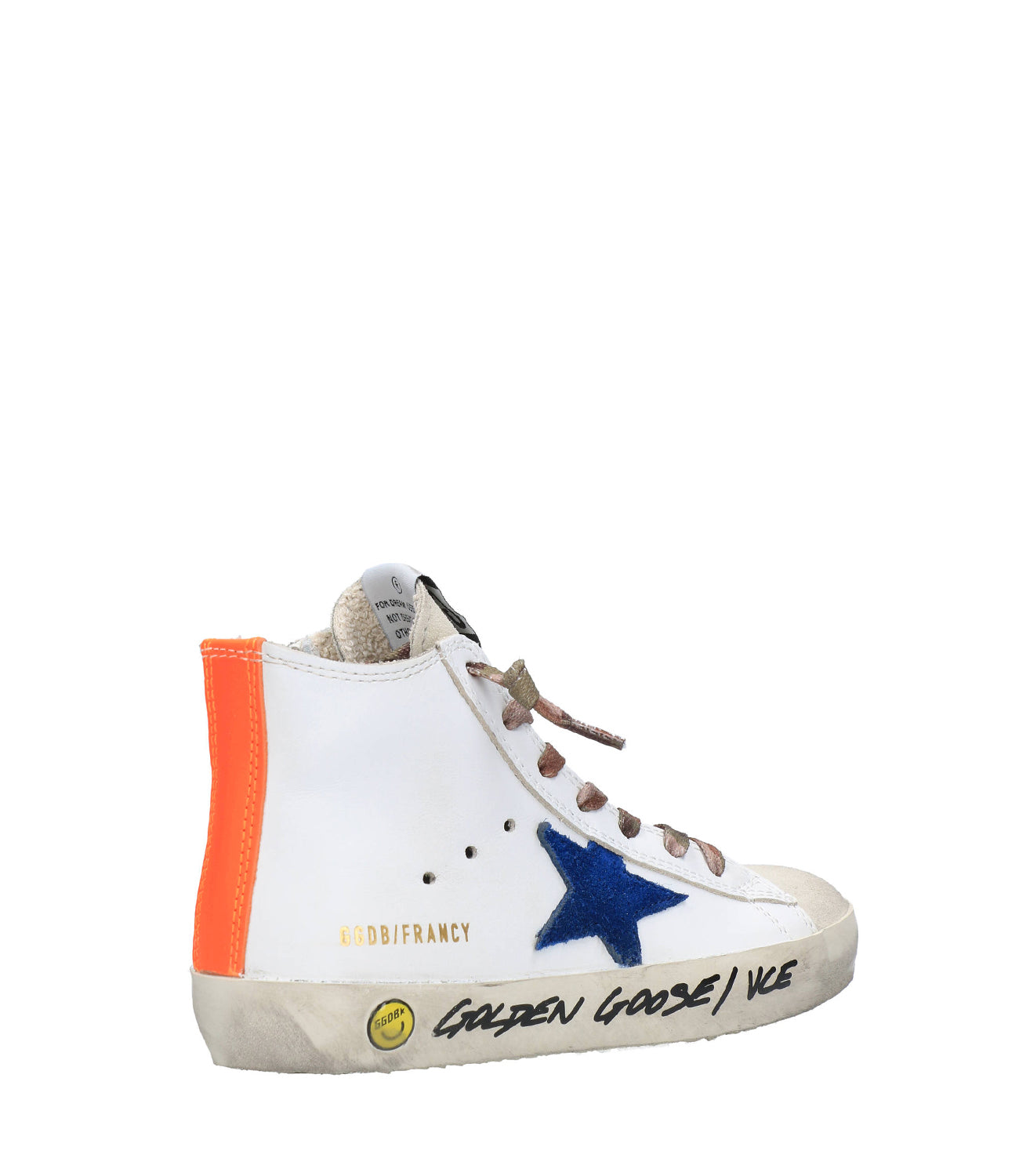 Francy Sneakers White, Bluette and Orange