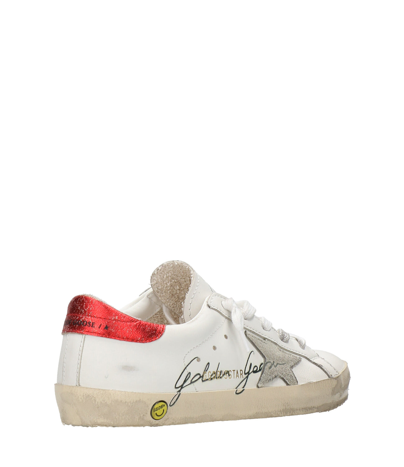 Golden Goose | Superstar Sneakers White, Red and Silver