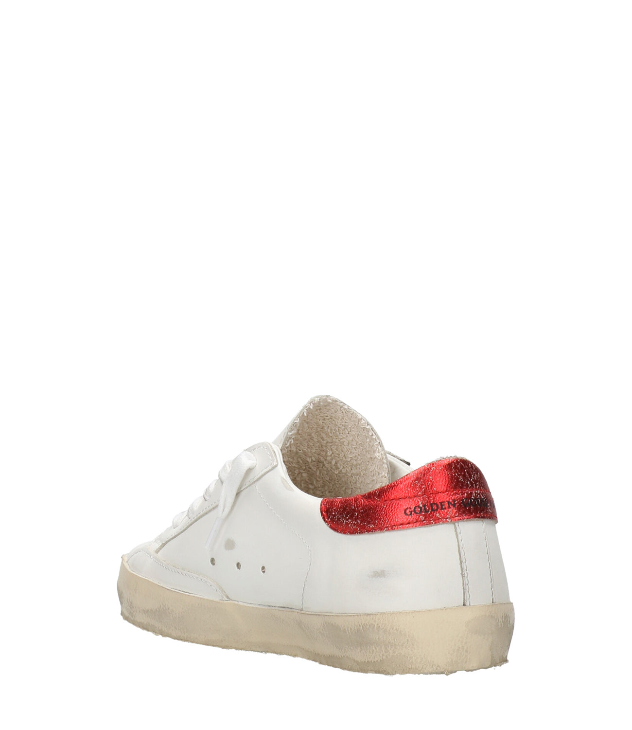 Golden Goose | Superstar Sneakers White, Red and Silver