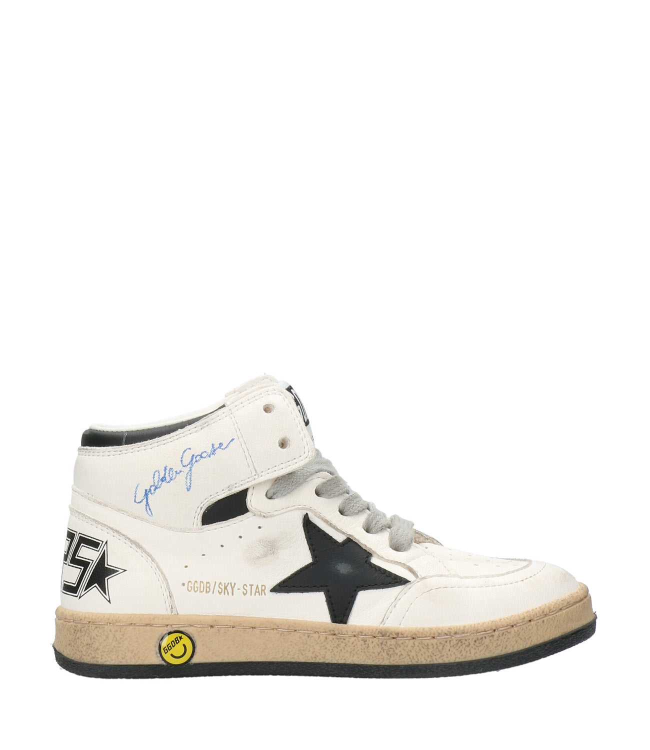 Golden Goose Kids | Sneakers Sky Star Bianco e Nero