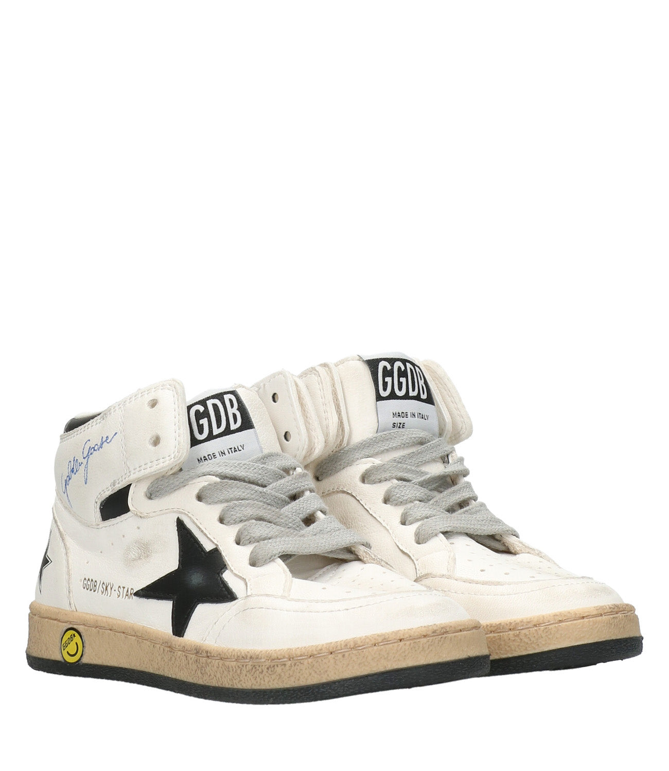 Golden Goose Kids | Sneakers Sky Star Bianco e Nero