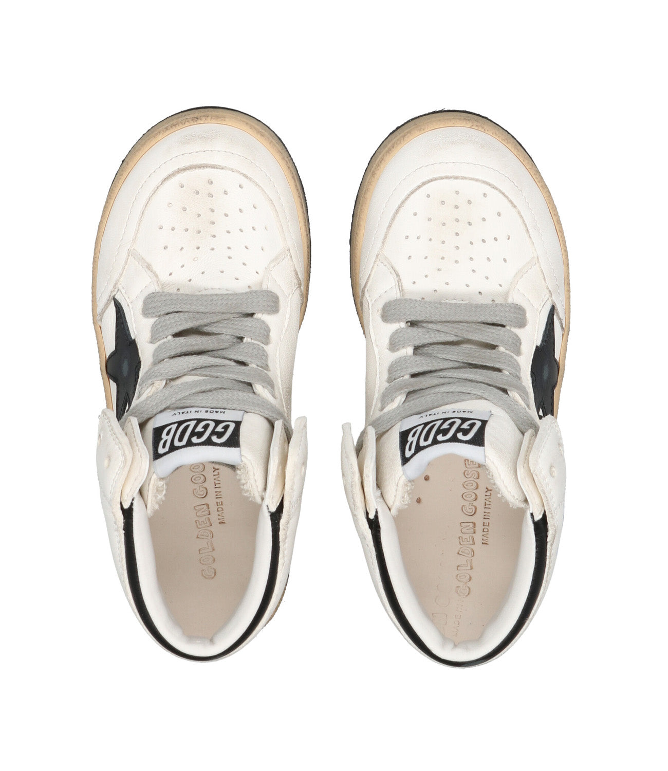 Golden Goose Kids | Sky Star Sneakers Black and White