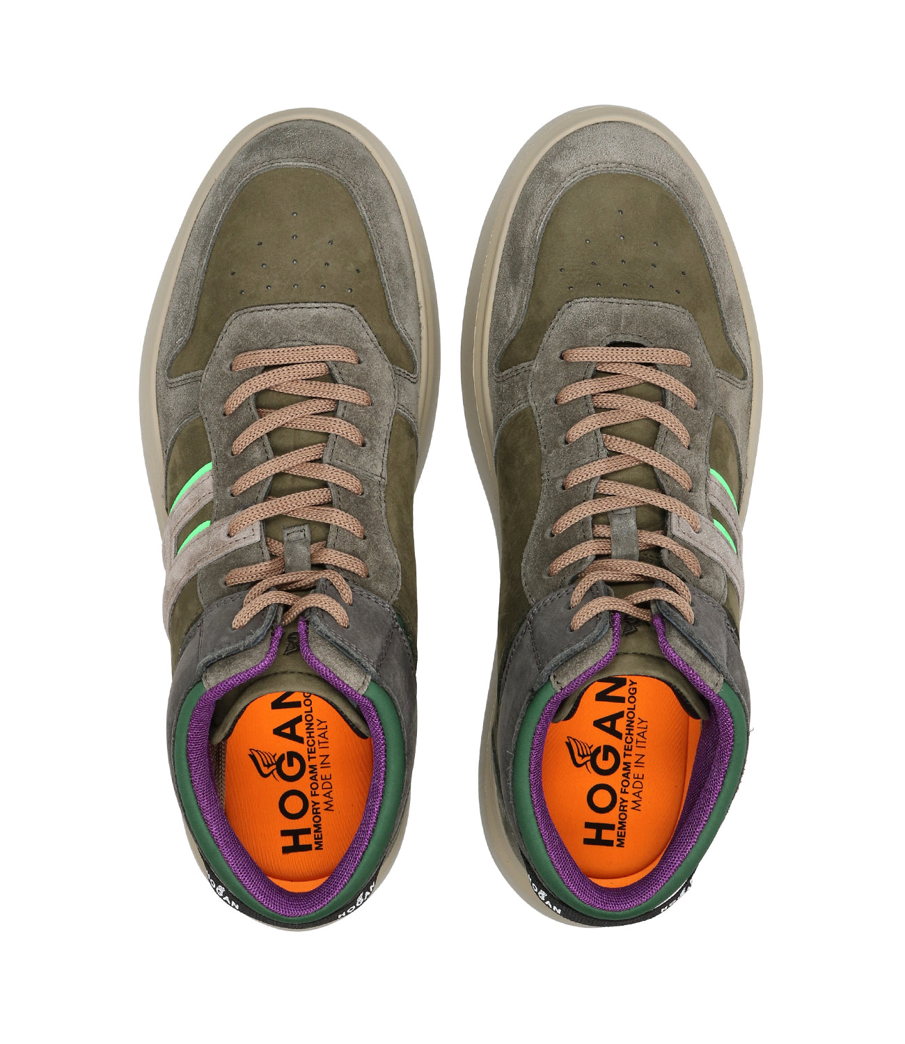 Hogan | Sneakers H580 Mid-Top Green