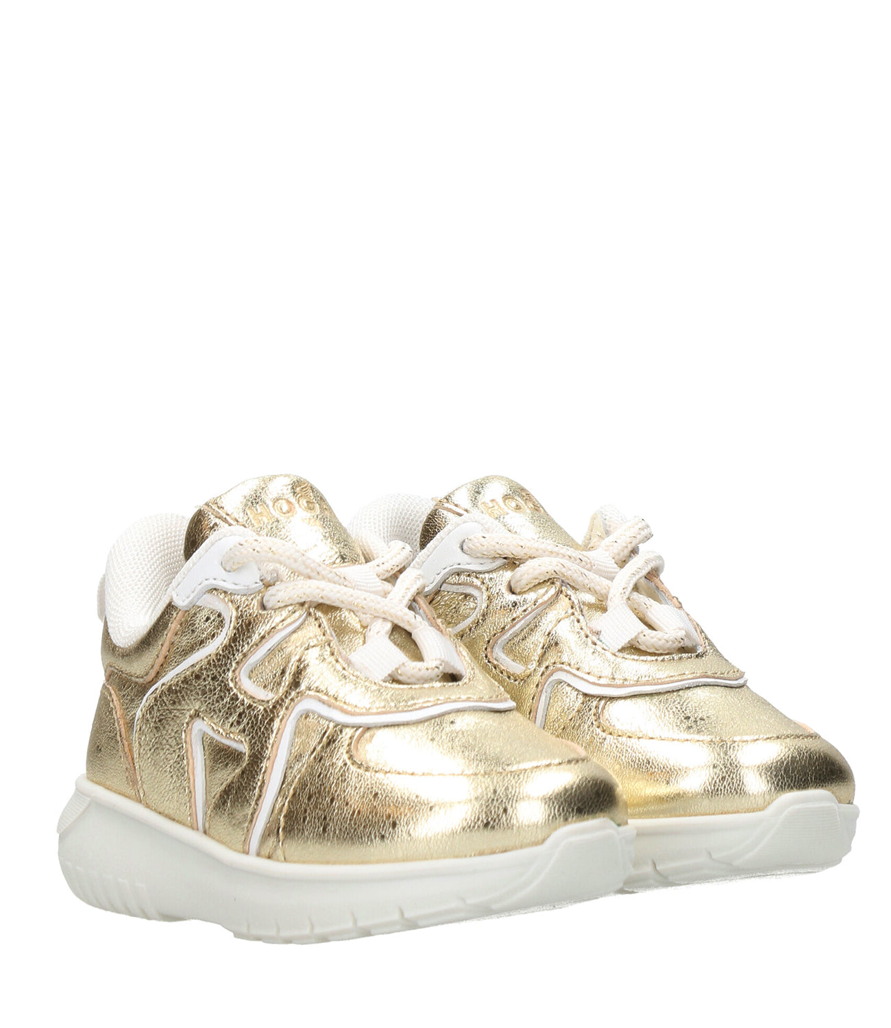 Hogan Junior | Gold Sneakers