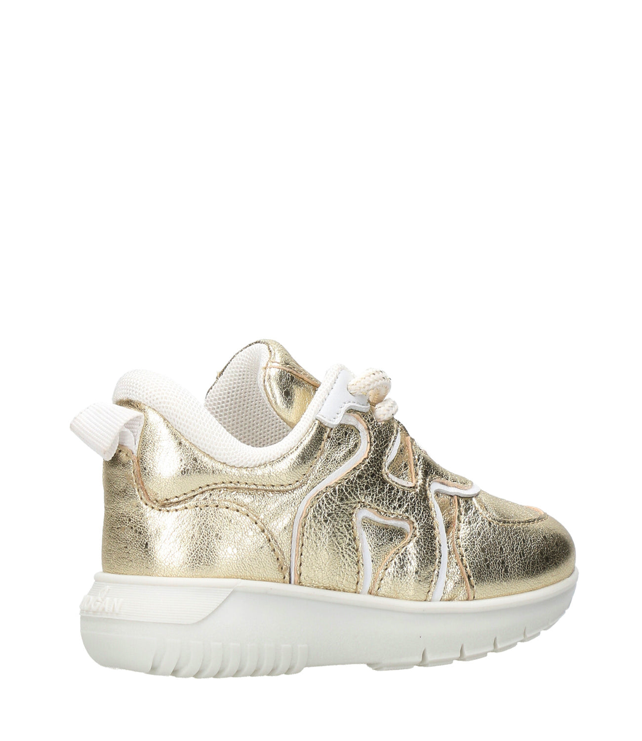 Hogan Junior | Gold Sneakers