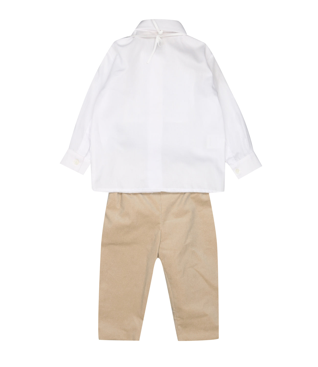 La Stupenderia | Set Camicia+Pantalone Bianco e Beige