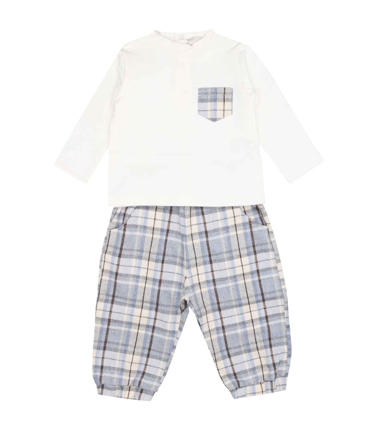 Lalalù | Blue Sweater and Pant Set