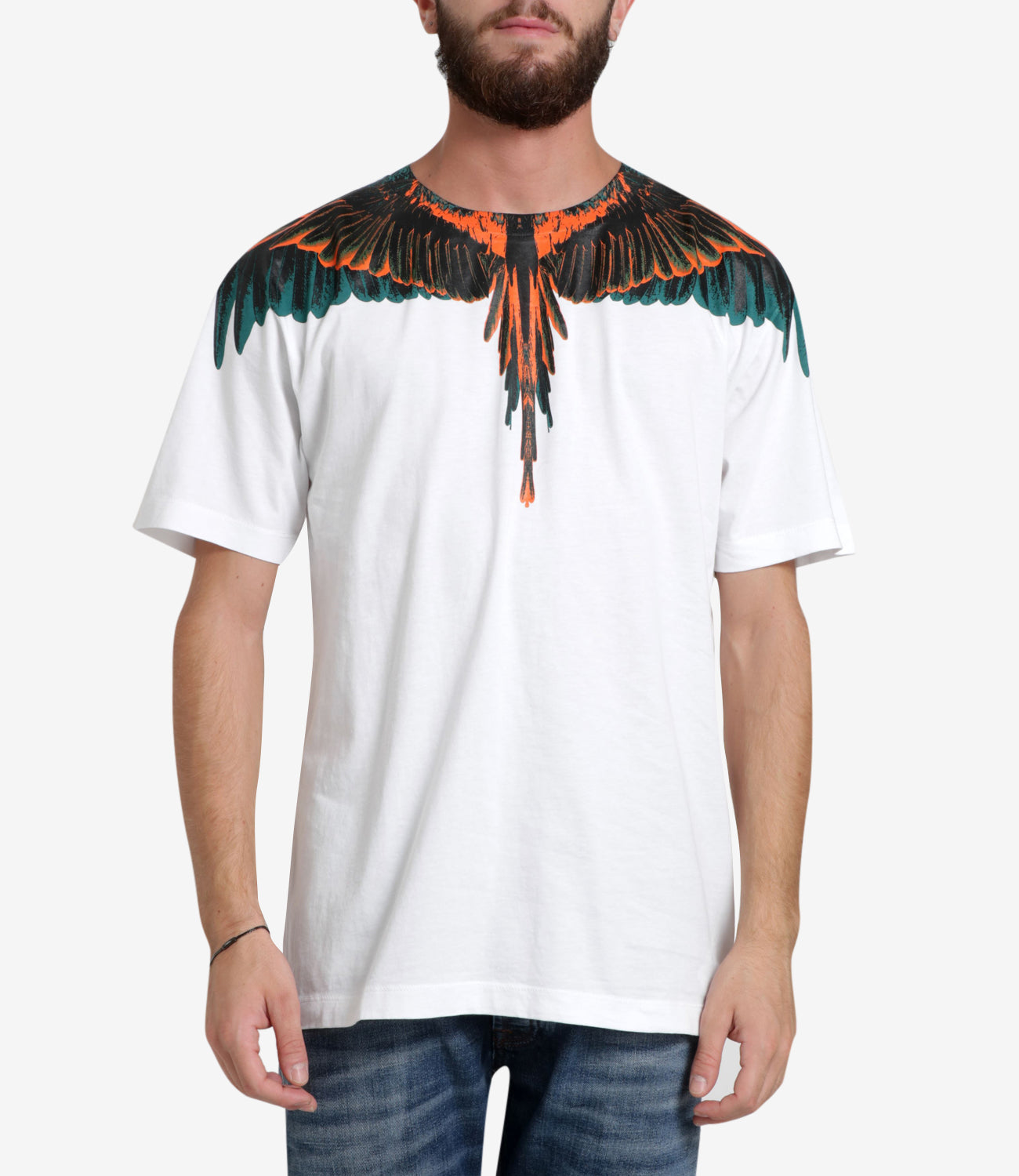 Marcelo Burlon | T-Shirt Bianco e Arancio