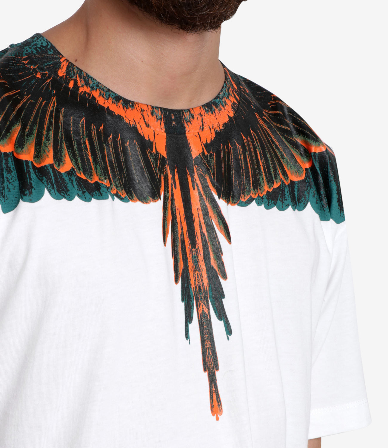 Marcelo Burlon | White and Orange T-Shirt