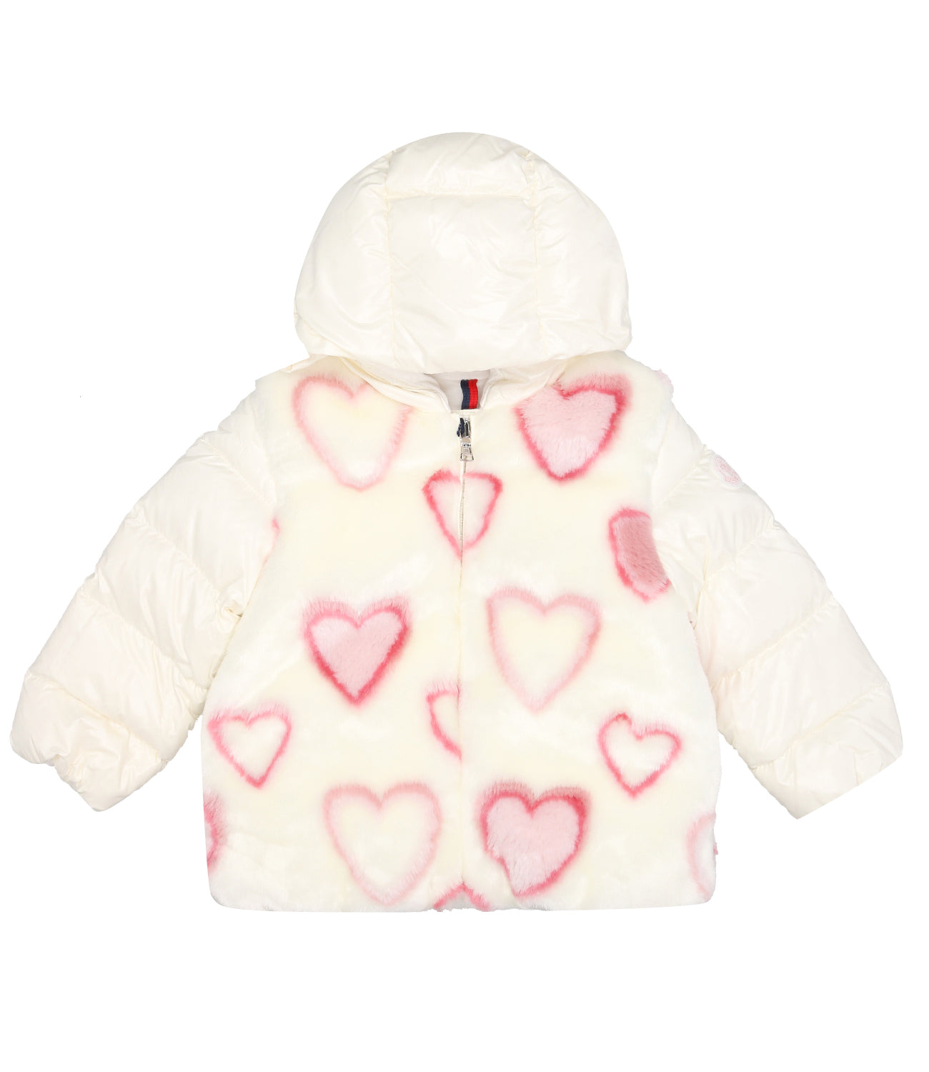 Moncler Junior | Adamas Jacket White and Pink