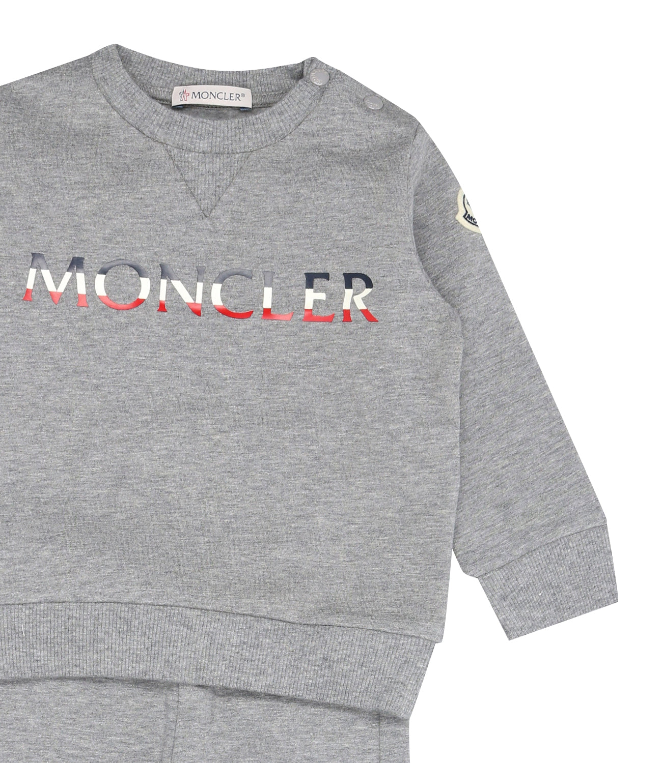 Moncler Junior | Set Maglia e Pantalone Grigio