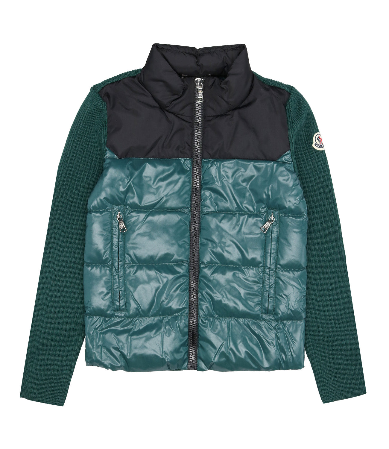 Moncler Junior | Cardigan Green Petroleum