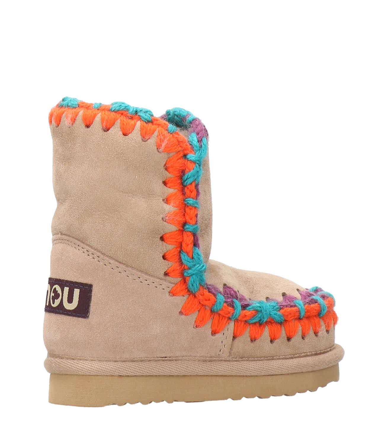 Mou Kids | Tronchetto Eskimo overstitching Cammello