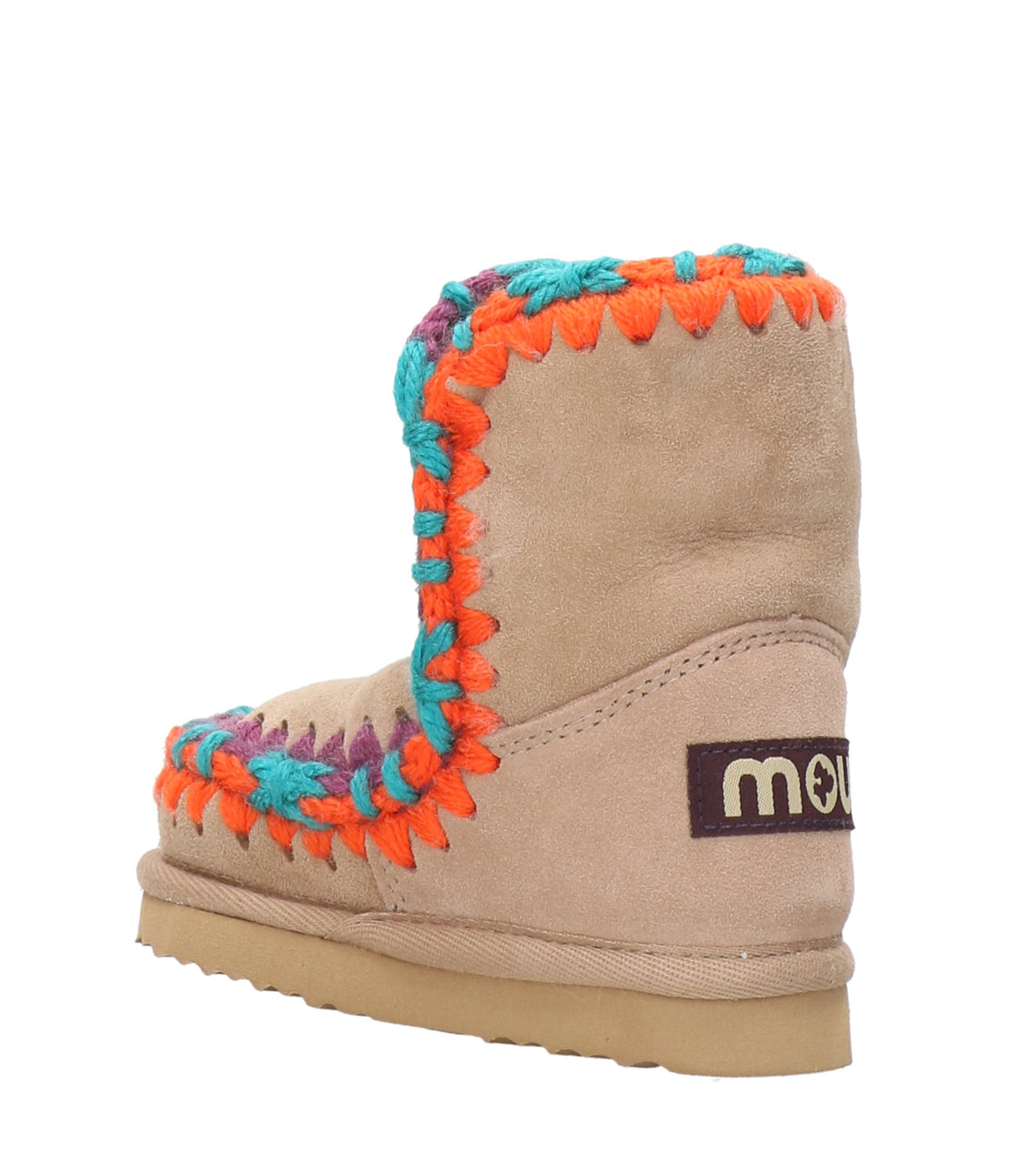 Mou Kids | Tronchetto Eskimo overstitching Cammello