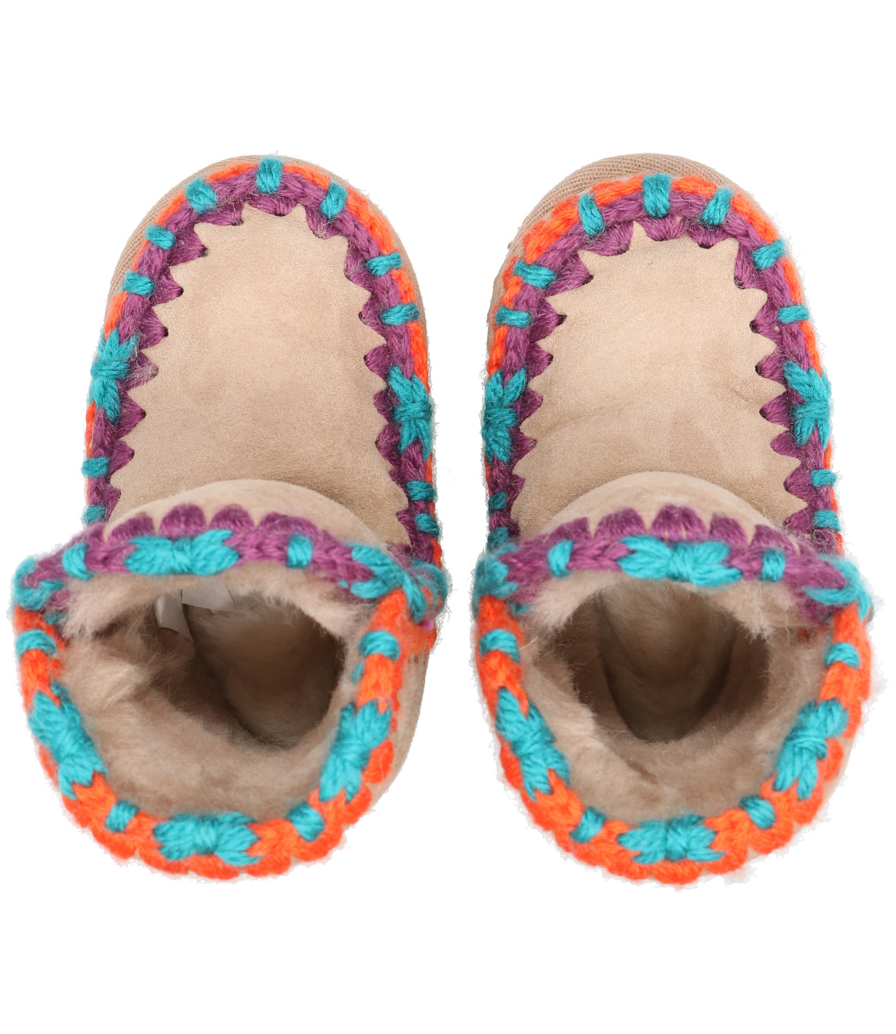 Mou Kids | Tronchetto Eskimo overstitching Cammello