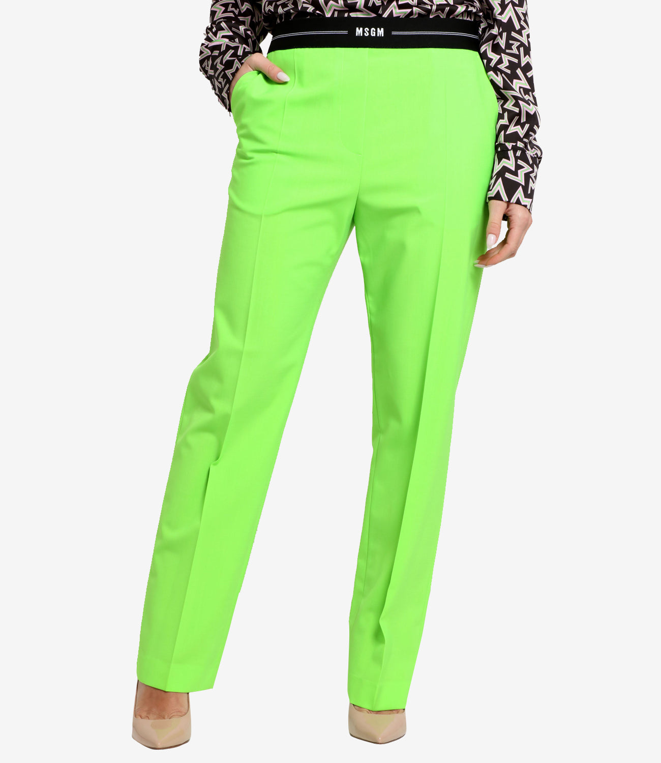 MSGM | Green Trousers