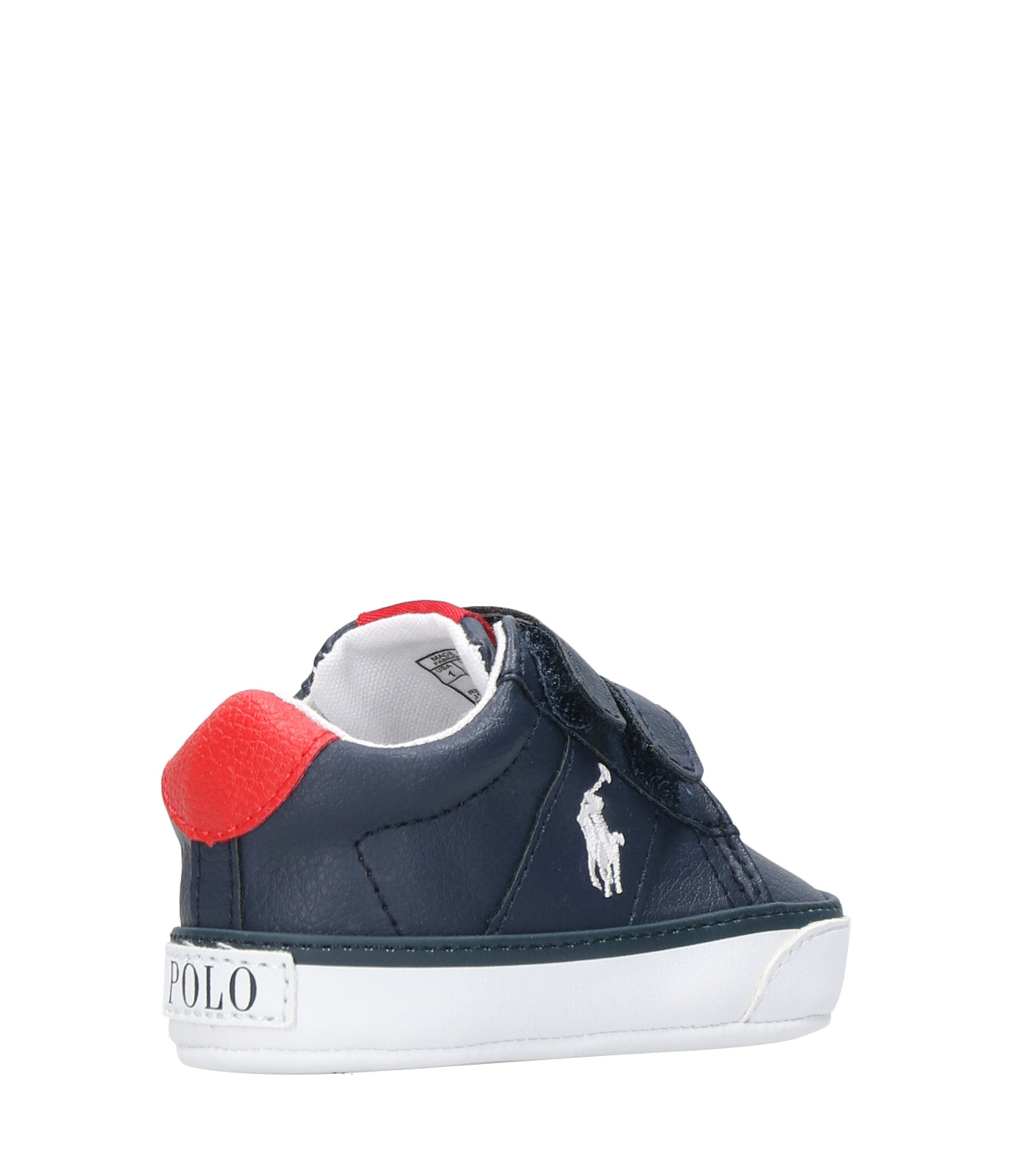 Ralph Lauren Childrenswear | Navy Blue and Red Sneakers