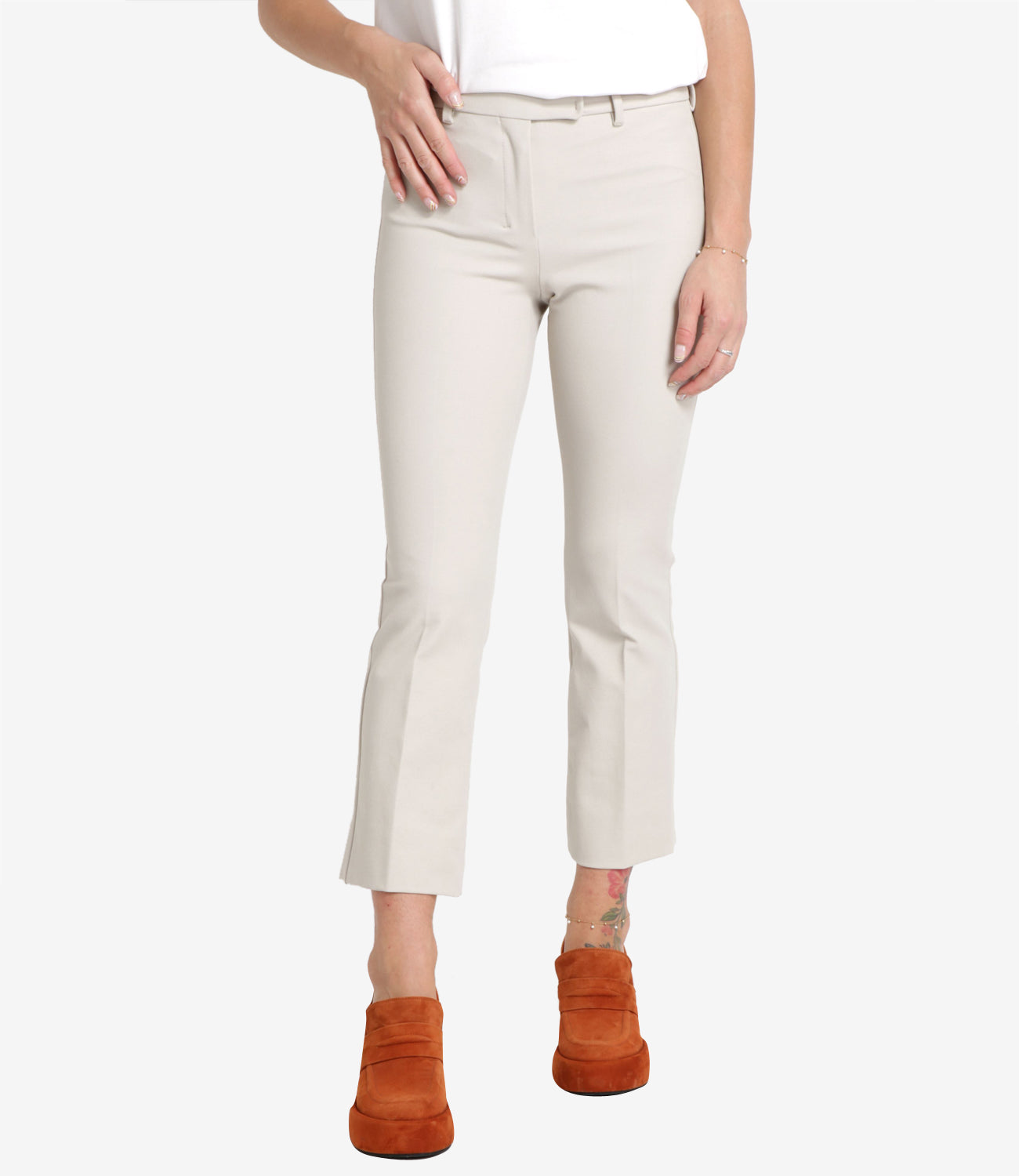 S Max Mara | Cream pants