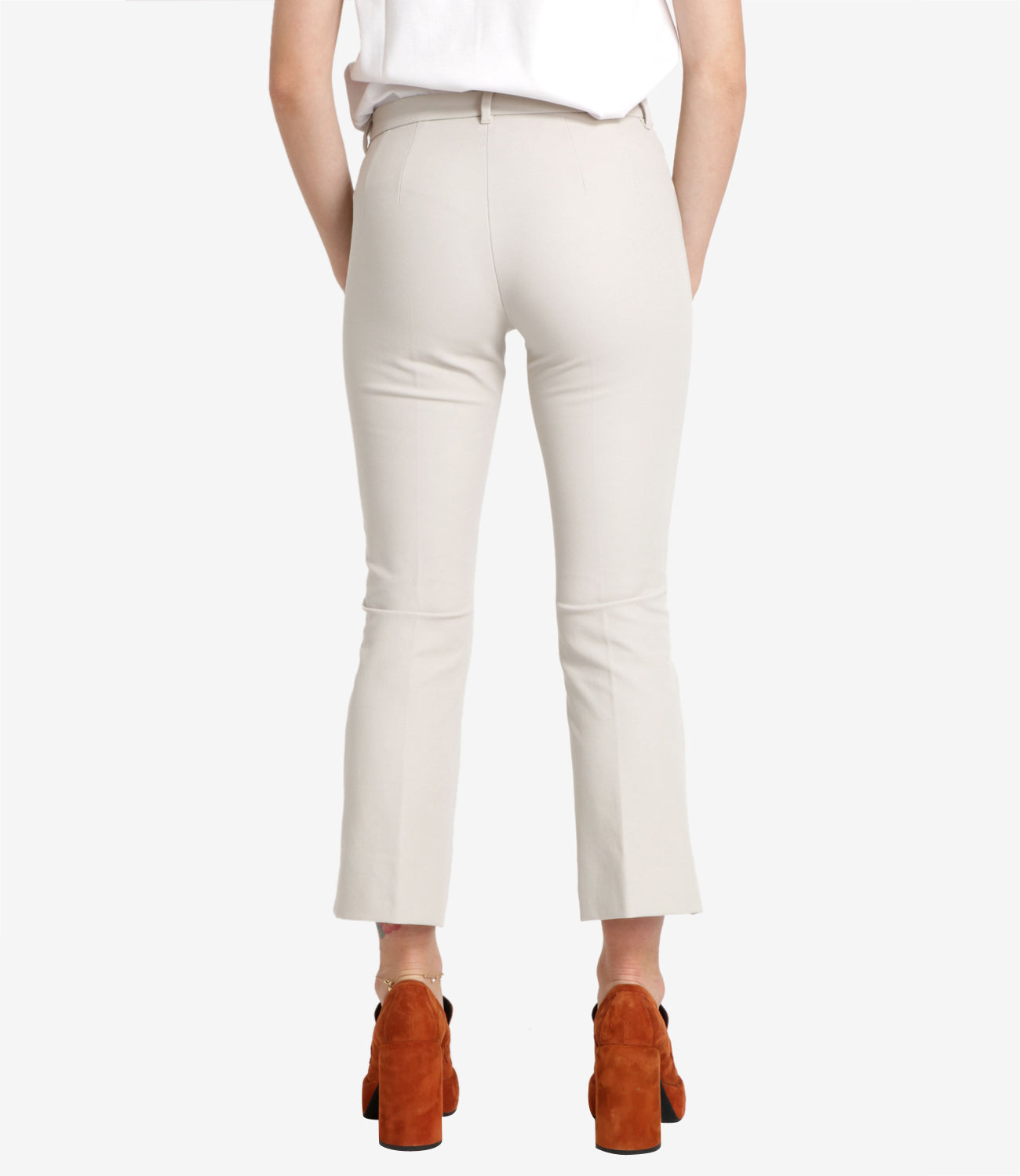 S Max Mara | Cream pants