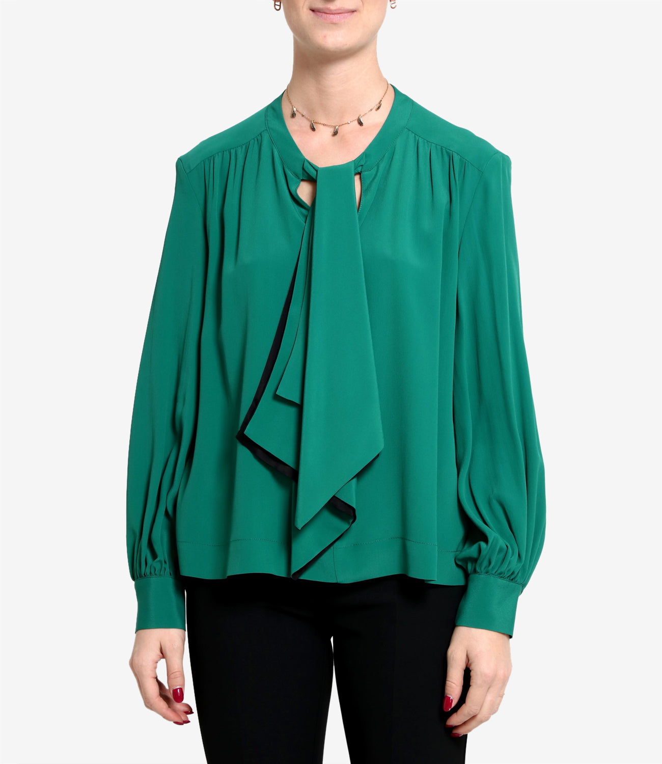 Simona Corsellini | Blusa Verde e Nero