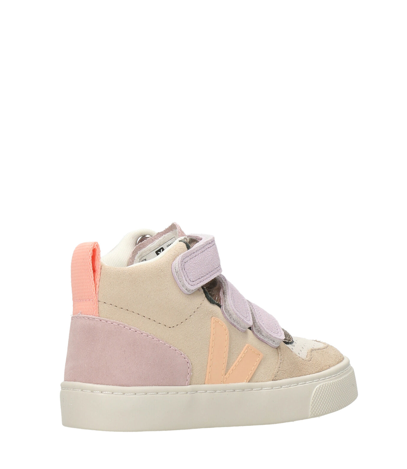 Veja Kids | Beige,White and Lilac Sneakers