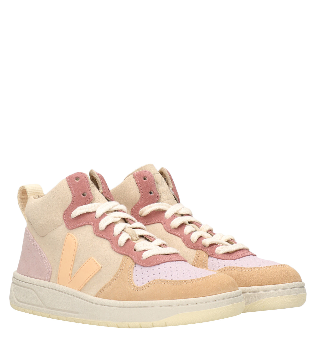 Veja | Sneakers V-15 Beige e Rosa