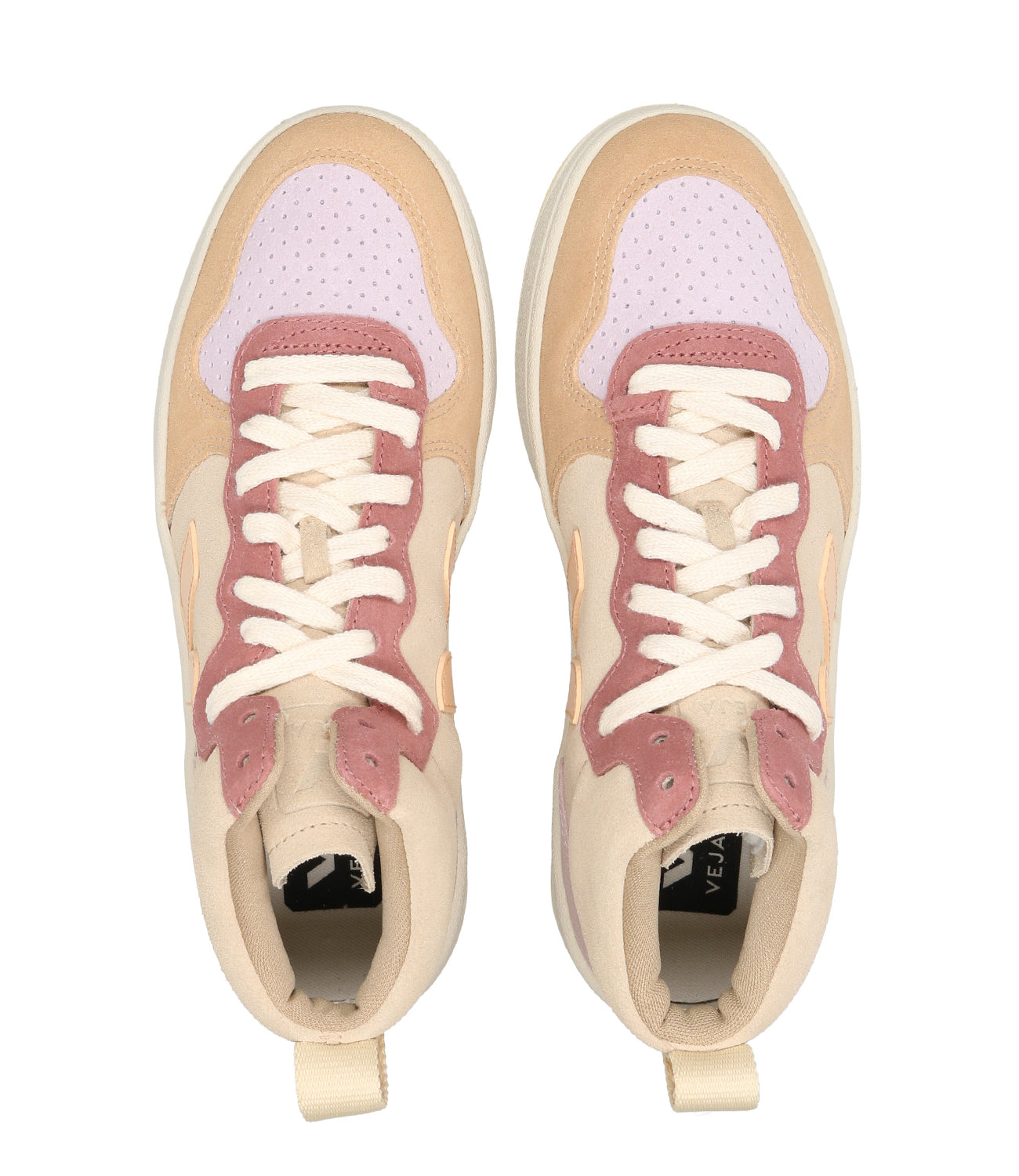 Veja | Sneakers V-15 Beige and Pink