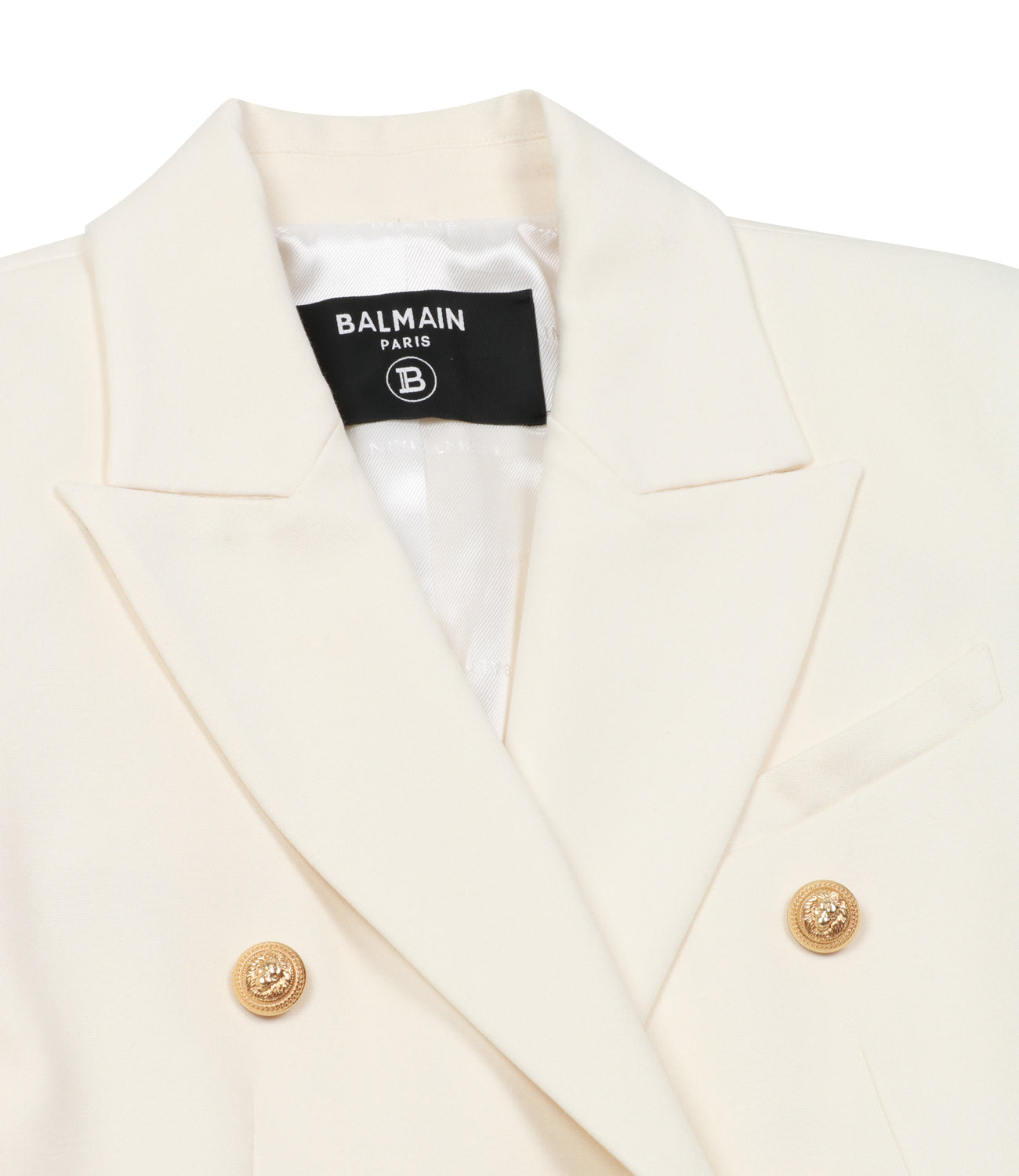 Balmain Kids | Giacca Avorio e Oro