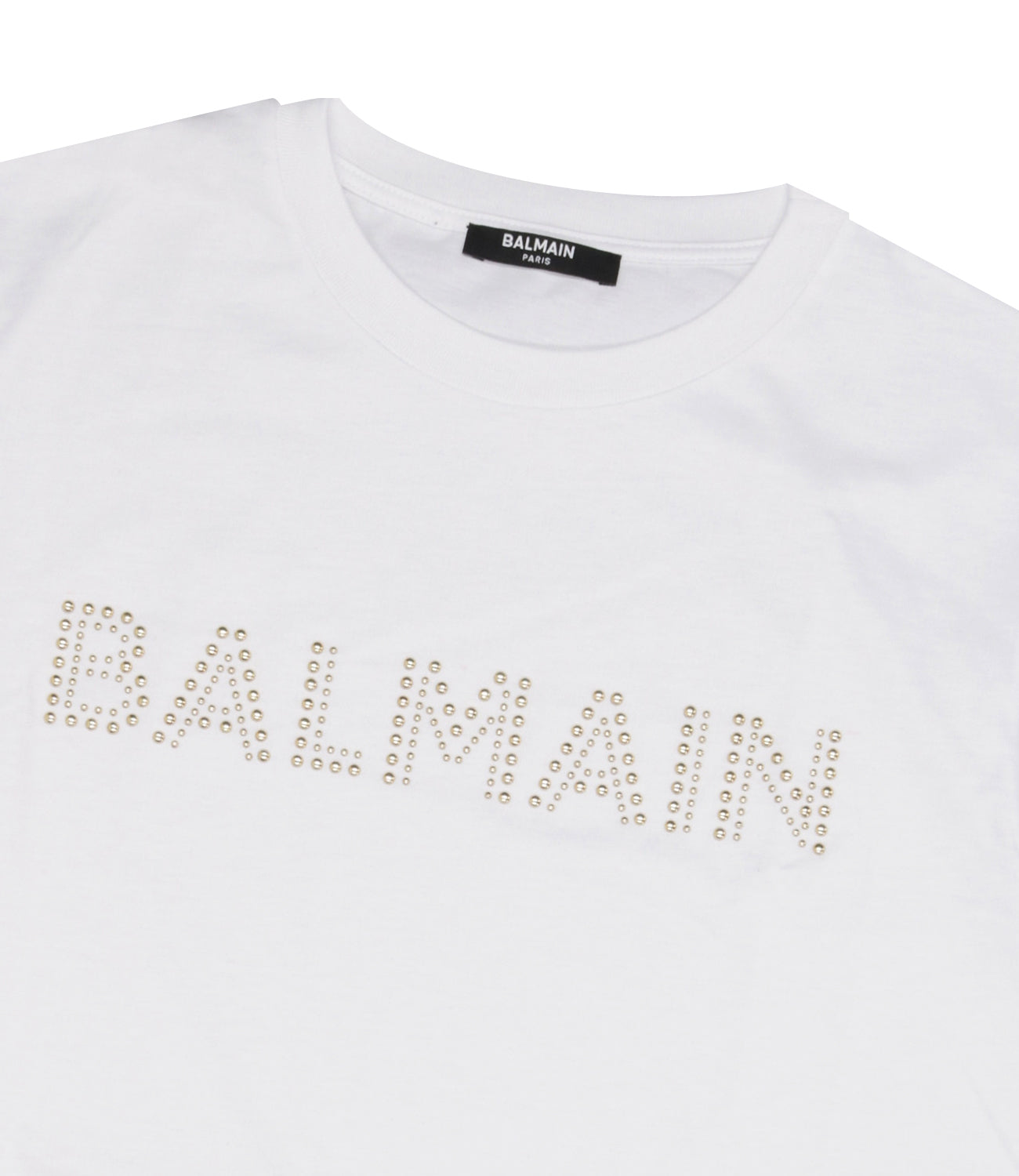 Balmain Kids | T-Shirt Bianco e Oro