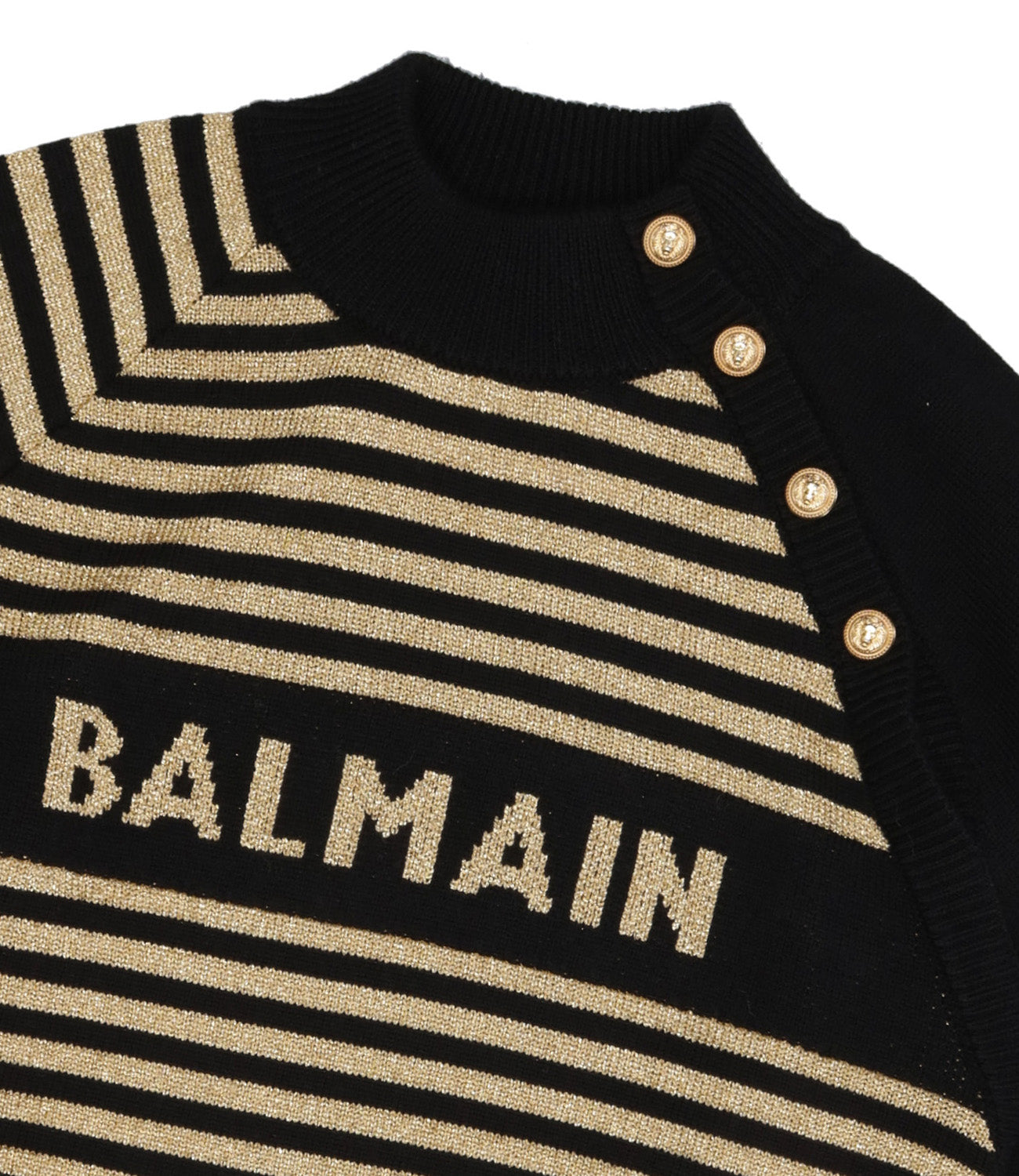 Balmain Kids | Maglia Nero e Oro