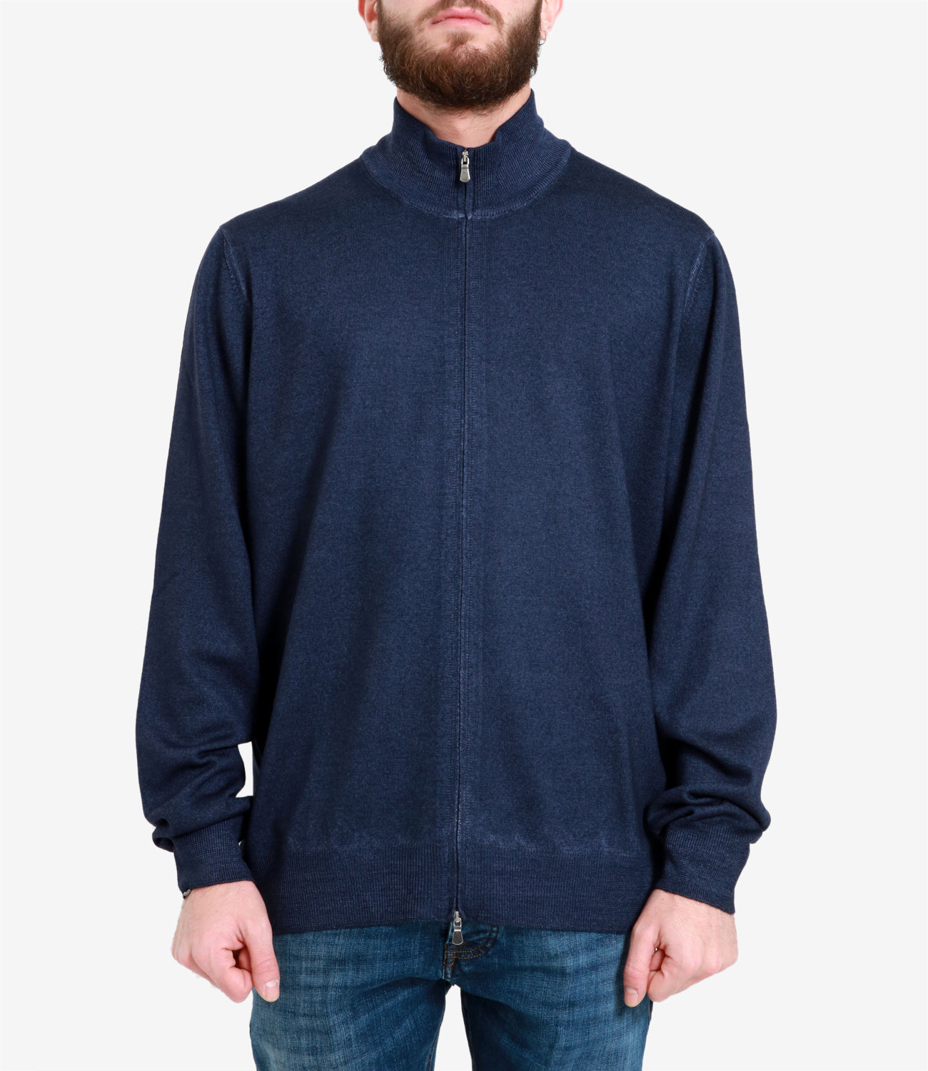 Barba | Cardigan Blu Navy