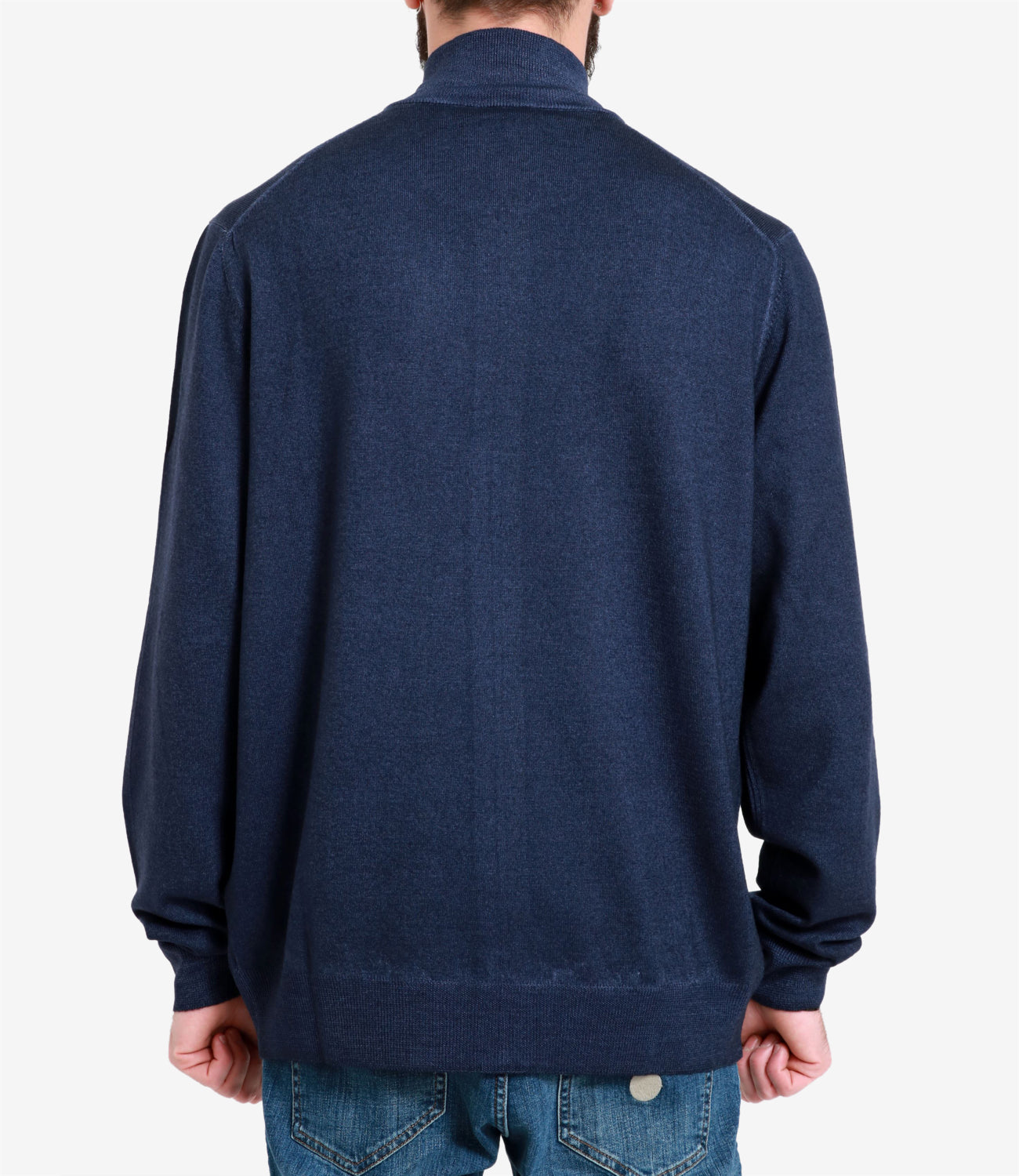 Beard | Navy Blue Cardigan