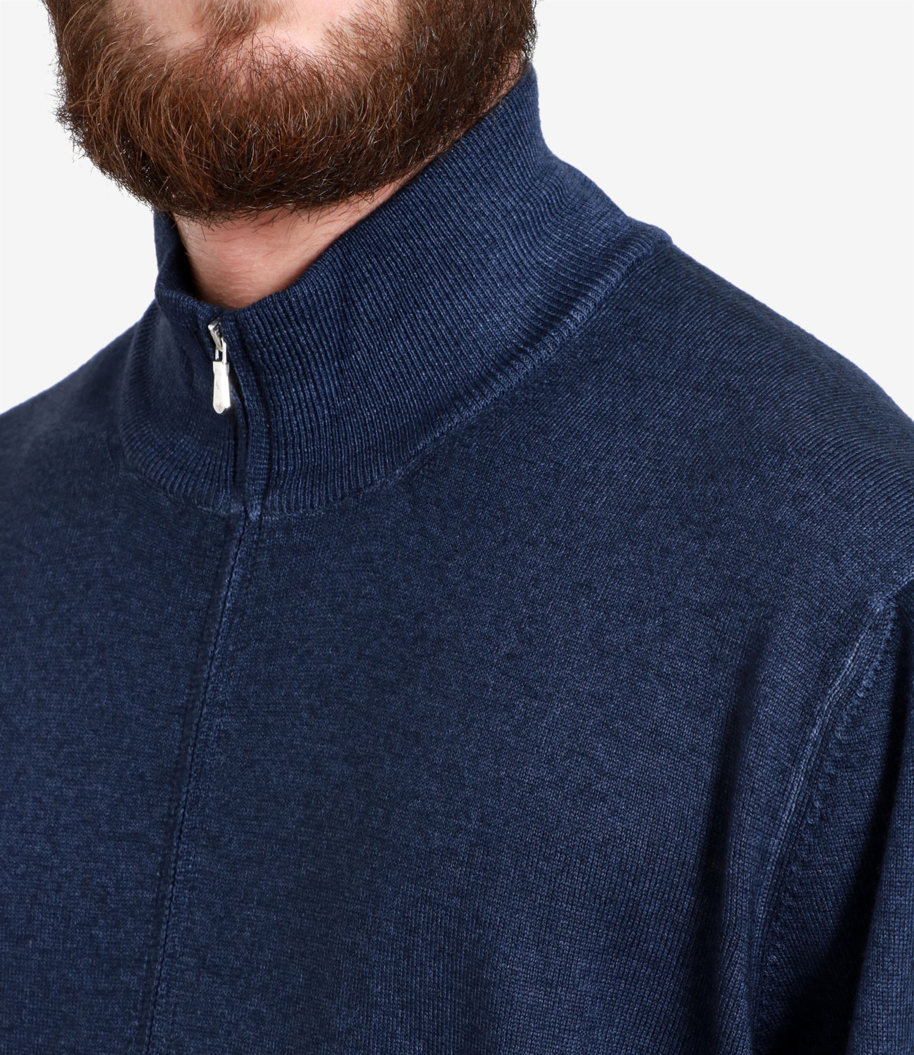 Beard | Navy Blue Cardigan