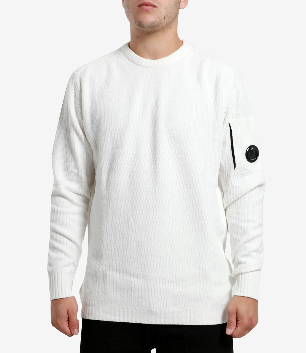 C.P. Company | Maglia Chenille knit Bianco