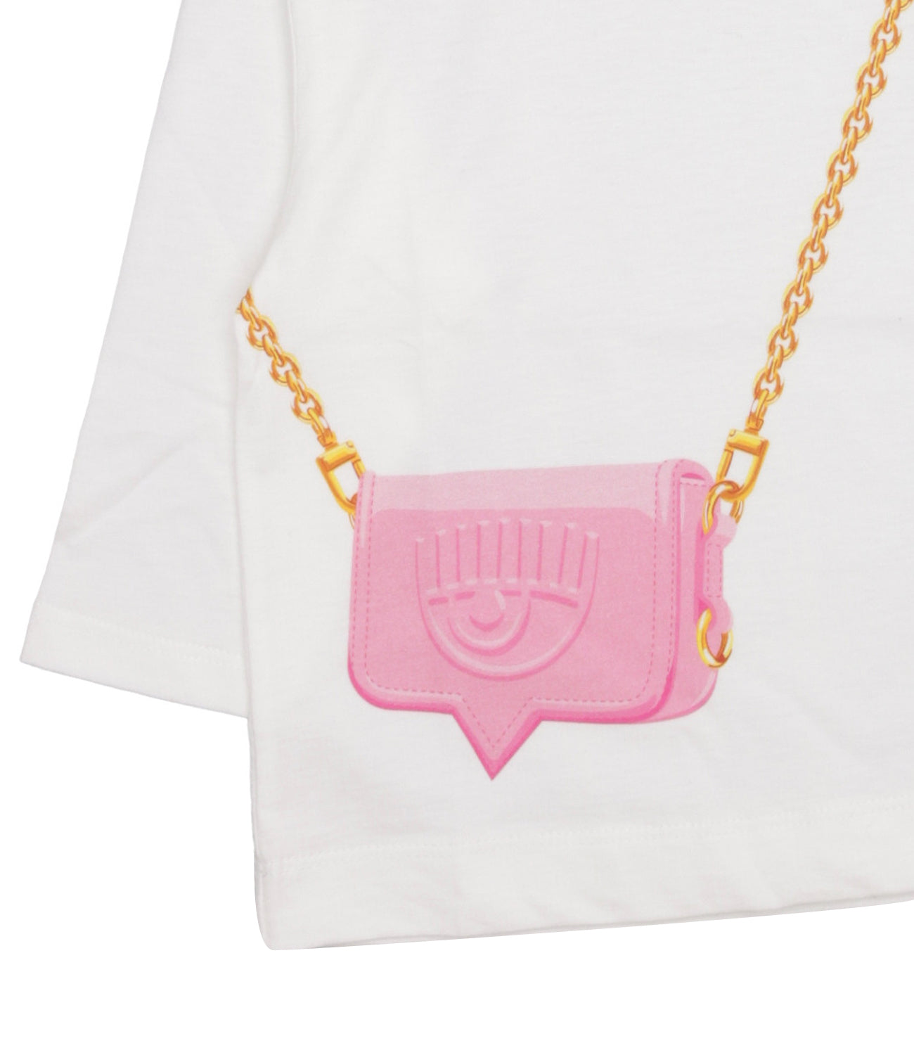 Chiara Ferragni Kids | T-Shirt Eyelike Logo Bianca