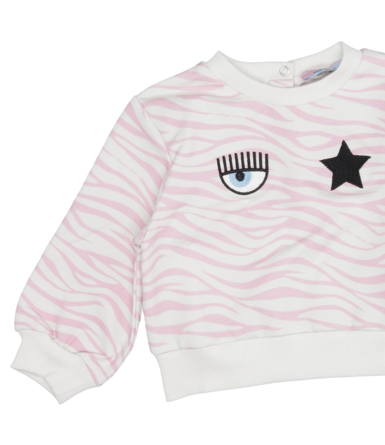 Chiara Ferragni Kids | Sweatshirt Cream and Pink