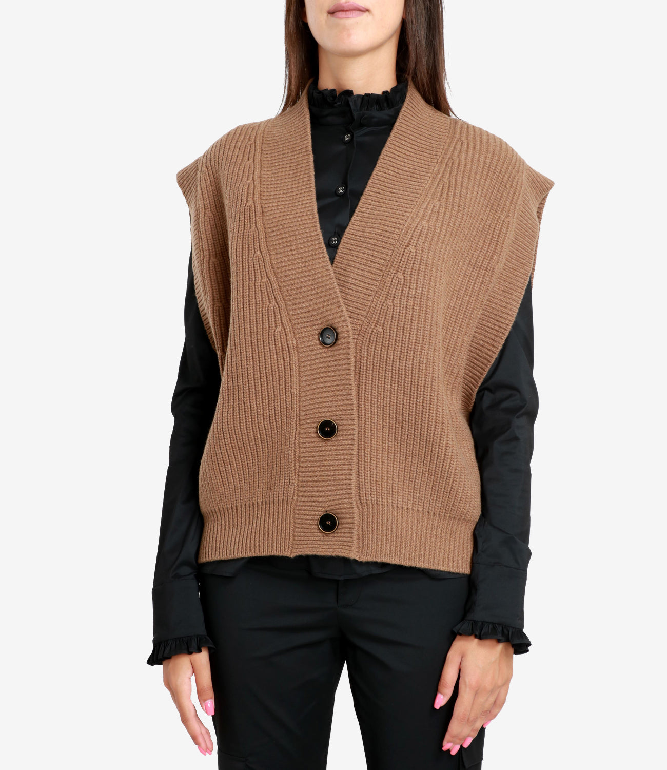 Erika Cavallini | Gilet Bella Beige