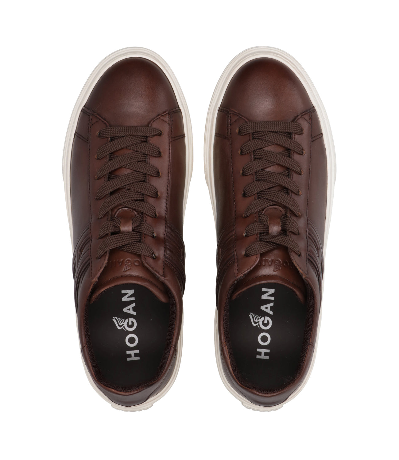 Hogan | Sneakers H365 Lace-up H Brown