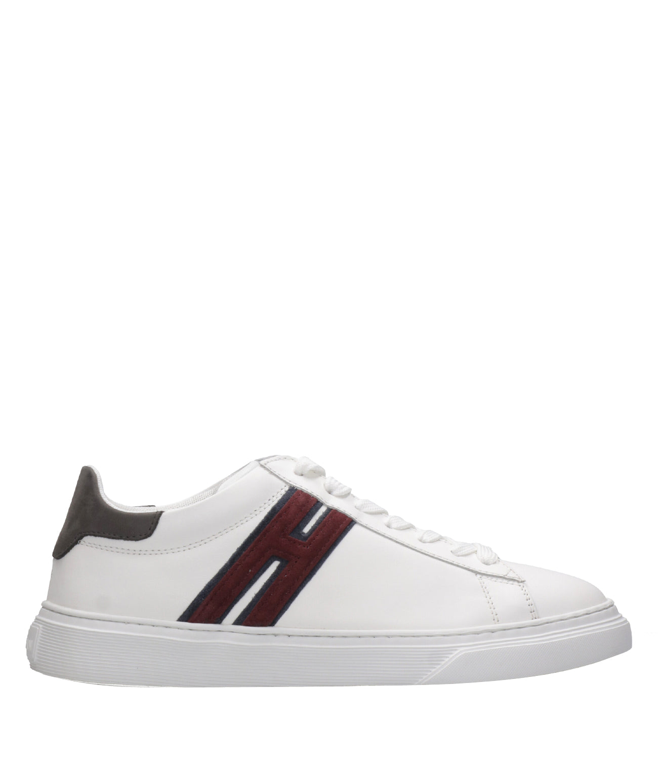 Hogan | Sneakers H365 Allacciato H Canaletto Bianco e Bordeaux