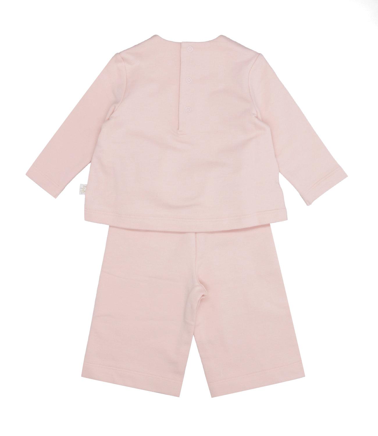 Il Gufo | Set Maglia+Pantalone Panna e Rosa