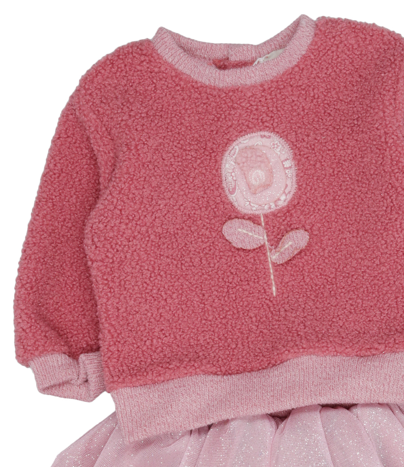 Lalalù | Set Maglia e Gonna Rosa antico