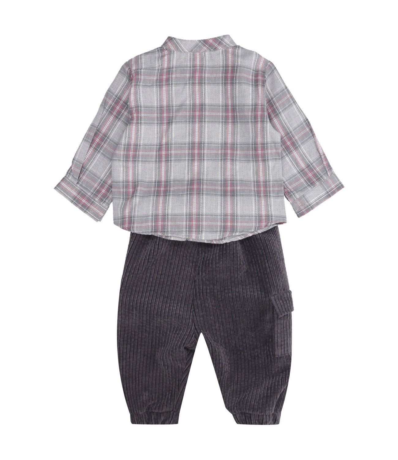 Lalalù | Grey Shirt and Trousers Set