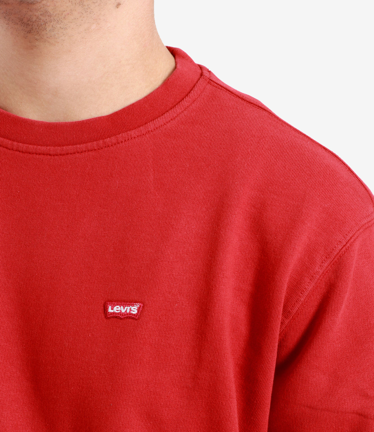 Levis | Felpa New Original Crew Rosso