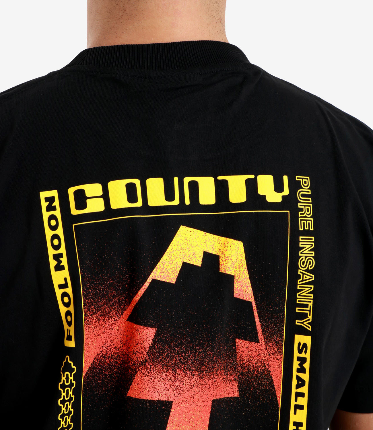 Marcelo Burlon | T-Shirt Conty Club Black and Yellow