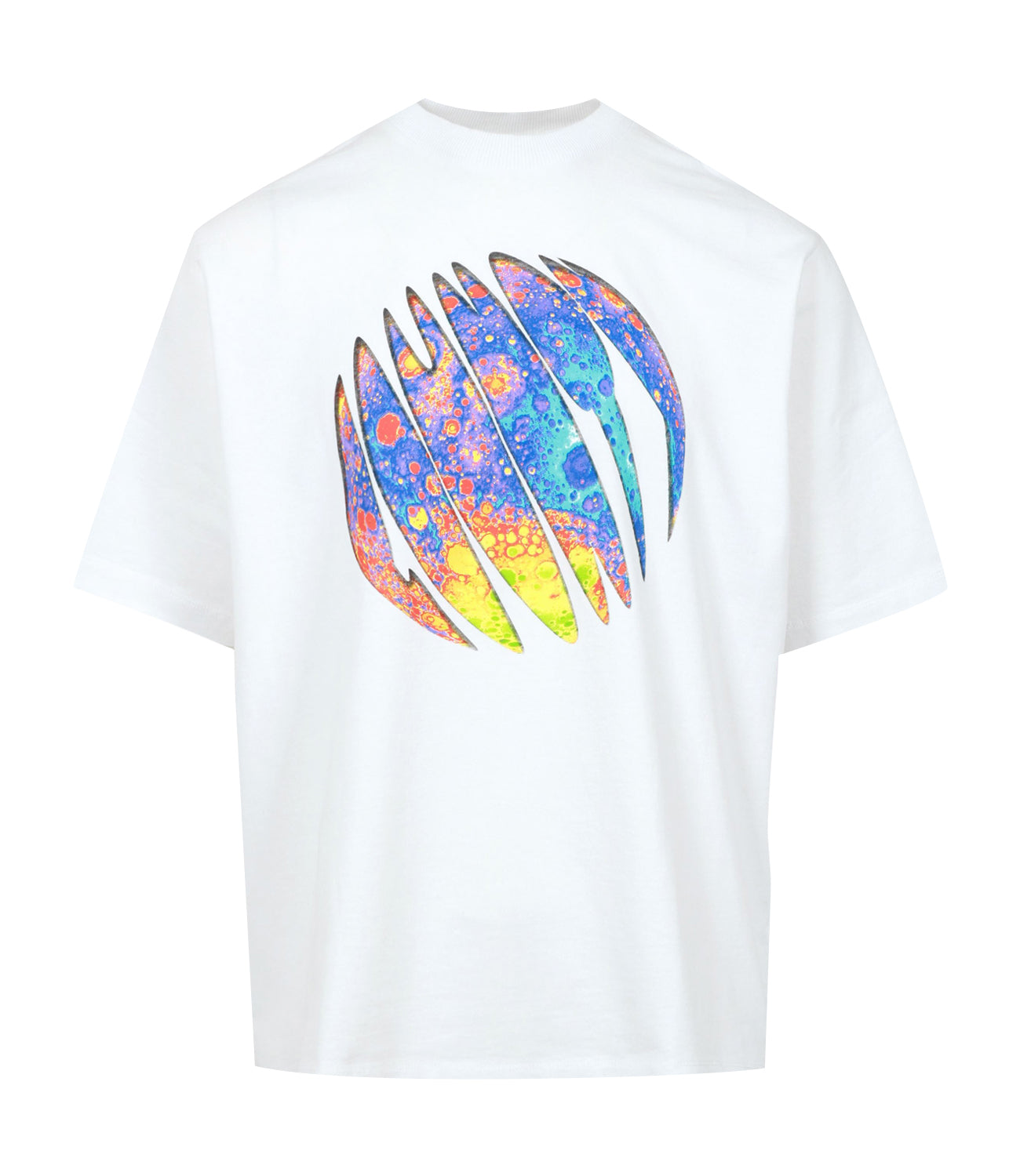 Marcelo Burlon | T-Shirt County Lunar Bianco e Celeste